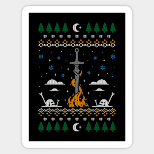 Bonfire Christmas Sticker